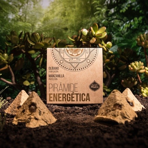 [SAGRA9922864] PIRAMIDE ENERGETICA manzanilla, olíbano x 4 SAGRADA MADRE