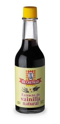 [ELCAS8576066] Extracto de VAINILLA líquida NATURAL x 100 cc EL CASTILLO