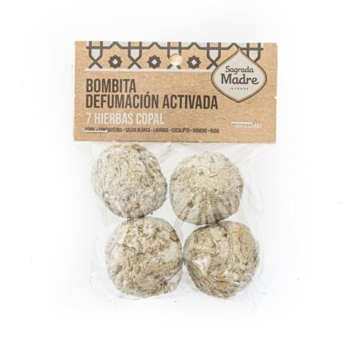 [SAGRA8107370] Bombita defumación 7 hierbas copal Sagrada Madre