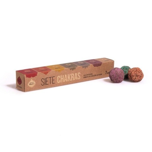 [SAGRA8107187] Bombitas 7 chakras Sagrada Madre