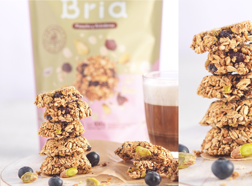 [BRIA7243143] COOKIES Snack con PISTACHO Y ARANDANOS x 100gr VEGANO Avena y Quinoa BRIA