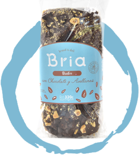 [BRIA7242905] Budín con CHOCOLATE y AVELLANAS x 320gr  BRIA