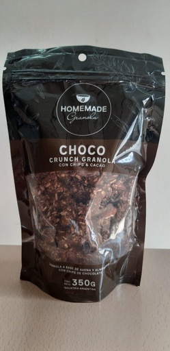 [HOMEM6384793] Granola CHOCO CRUNCH x 350 gr con chips y cacao HOMEMADE