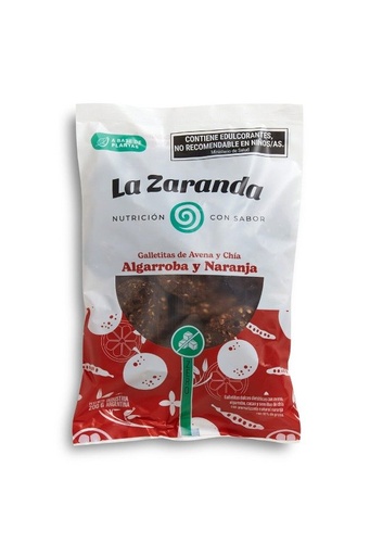 [LAZAR5958872] Galletita sabor Algarroba Y naranja Sin Azúcar x 200gr LA ZARANDA