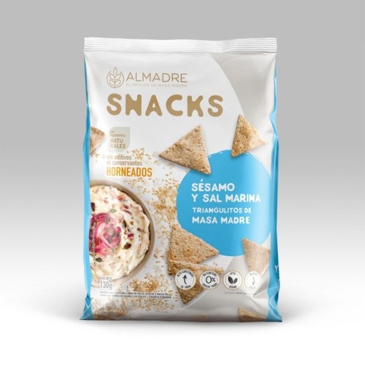 [ALMAD5198962] Snack VEGANO de SESAMO y SAL MARINA x 133g ALMADRE