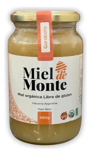 [MIELD473330] Miel Orgánica Garabato x 480gr MIEL DE MONTE