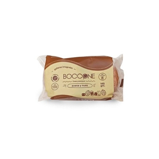 [BOCCO316419] Galletitas Integrales VEGANAS de Avena y Nuez  x145grs BOCCONE