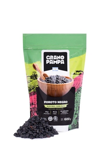 POROTO NEGRO Sin Tacc x 600g GRANO PAMPA