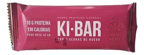 Barra proteica natural FRUTOS ROJOS KI-BAR