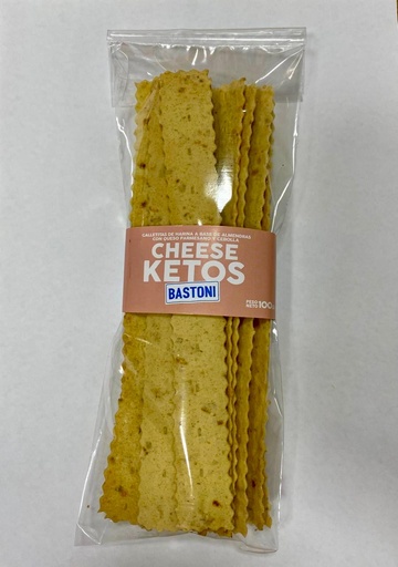 Galletita KETO Salada de Parmesano y Cebolla x 100gr BASTONI