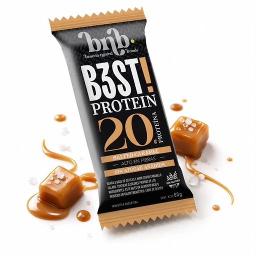 Barrita Proteica B3ST Salted Caramel x 10u BNB